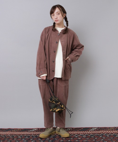 URCH RNA（アーチ アールエヌエー）の「R4380 コーデュロイのクロップドパンツ（その他パンツ・レディース・オリーブ/モカ/ブラック・FREE）」の13枚目の写真