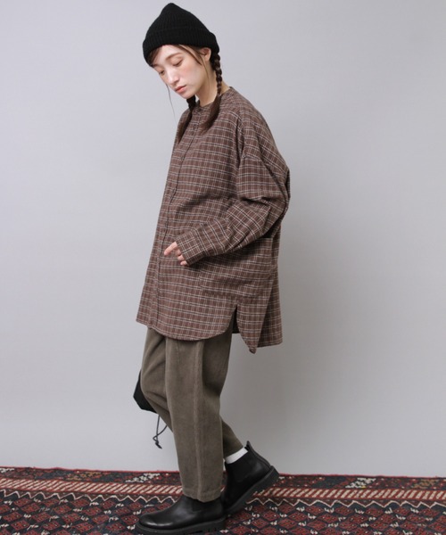 URCH RNA（アーチ アールエヌエー）の「R4380 コーデュロイのクロップドパンツ（その他パンツ・レディース・オリーブ/モカ/ブラック・FREE）」の16枚目の写真