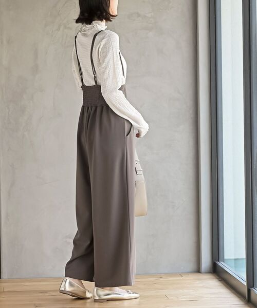 rps（アールピーエス）の「カットシャーリングメッシュ切替プルオーバー（Tシャツ/カットソー・レディース・アイボリー/ブラック/グレイッシュベージュ・フリー）」の12枚目の写真