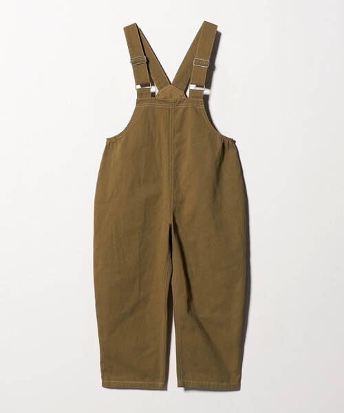 green label relaxing（グリーンレーベルリラクシング）の「バレル サロペット / キッズ  120cm-160cm（サロペット/オーバーオール・キッズ・ブラウン系/ダークグレー・140cm/130cm/150cm/160cm/120cm）」の10枚目の写真