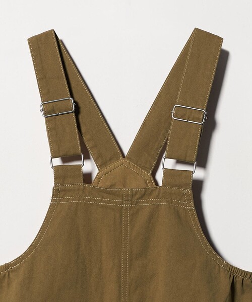 green label relaxing（グリーンレーベルリラクシング）の「バレル サロペット / キッズ  120cm-160cm（サロペット/オーバーオール・キッズ・ブラウン系/ダークグレー・140cm/130cm/150cm/160cm/120cm）」の12枚目の写真