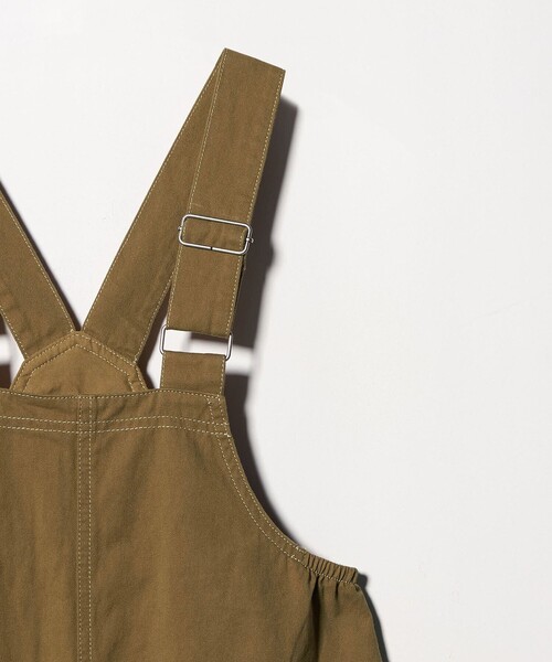 green label relaxing（グリーンレーベルリラクシング）の「バレル サロペット / キッズ  120cm-160cm（サロペット/オーバーオール・キッズ・ブラウン系/ダークグレー・140cm/130cm/150cm/160cm/120cm）」の13枚目の写真