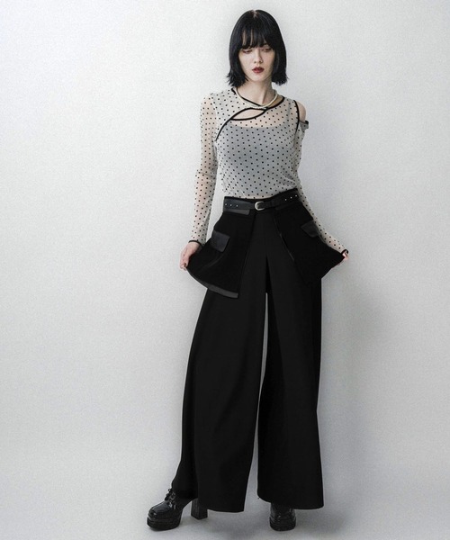 HARE(ハレ)の「ジャケットライクコルセットベルト(HARE)(ベルト・レディース・ブラック・FREE)」の2枚目の写真