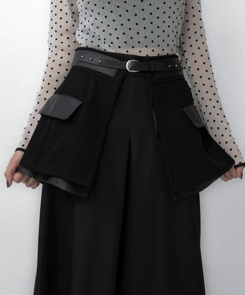 HARE(ハレ)の「ジャケットライクコルセットベルト(HARE)(ベルト・レディース・ブラック・FREE)」の3枚目の写真