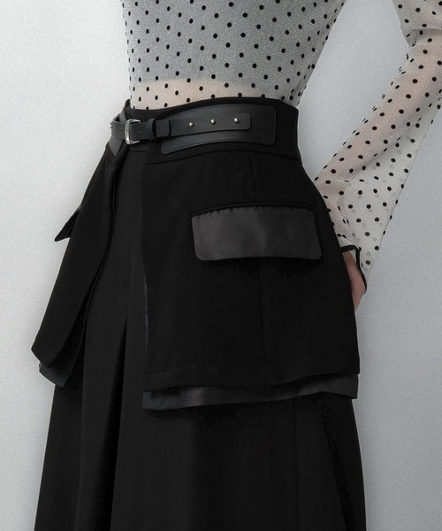 HARE(ハレ)の「ジャケットライクコルセットベルト(HARE)(ベルト・レディース・ブラック・FREE)」の4枚目の写真