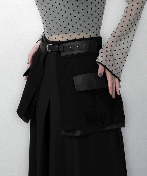 HARE(ハレ)の「ジャケットライクコルセットベルト(HARE)(ベルト・レディース・ブラック・FREE)」の6枚目の写真