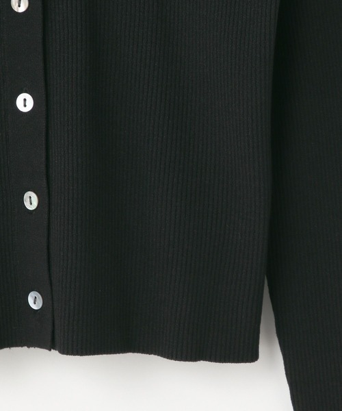 LOWRYS FARM（ローリーズファーム）の「フードニットカーディガンＬＳ　588978（ニット/セーター・レディース・ブルー/アイボリー/ブラック・FREE）」の12枚目の写真