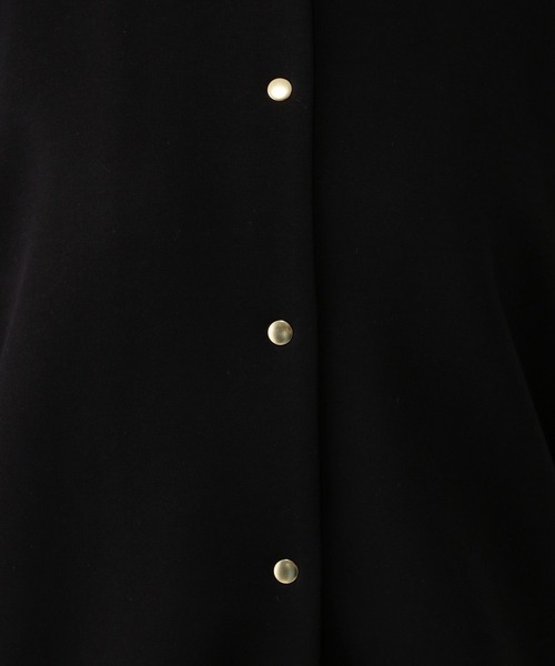 GLOBAL WORK（グローバルワーク）の「ダンボールフードブルゾン/580997（ブルゾン・レディース・ブラック/杢グレー・MEDIUM/LARGE）」の5枚目の写真