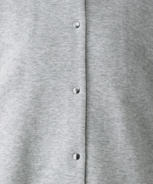 GLOBAL WORK（グローバルワーク）の「ダンボールフードブルゾン/580997（ブルゾン・レディース・ブラック/杢グレー・MEDIUM/LARGE）」の6枚目の写真