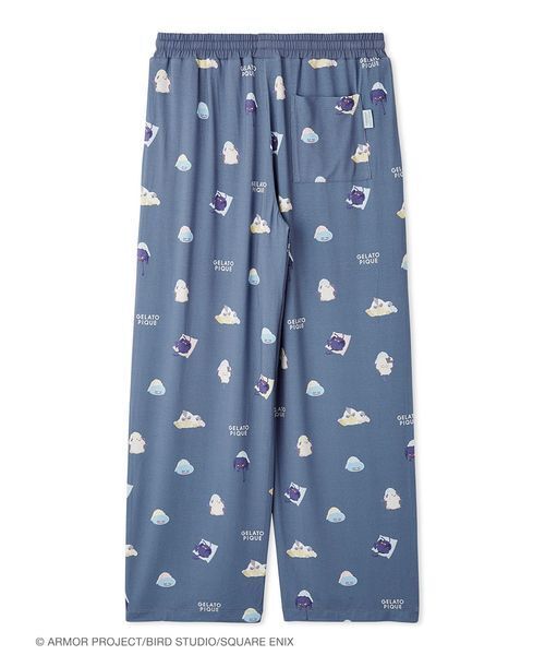 ジェラピケドラクエ⭐︎モンスター総柄ロングパンツCRM/F ドラゴンクエスト】【メンズ】アソートモンスター総柄ロングパンツ