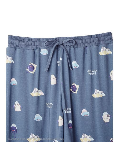 ジェラートピケ　スリーピングモンスターロンT&アソートモンスター総柄ロングパンツ ドラゴンクエスト】【メンズ】アソートモンスター総柄ロングパンツ