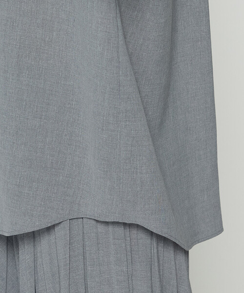 COMME CA（コムサ）の「ドライシャンブレー レース襟付きシャツ（シャツ/ブラウス・レディース・ネイビー/トップグレー・11号/9号）」の17枚目の写真