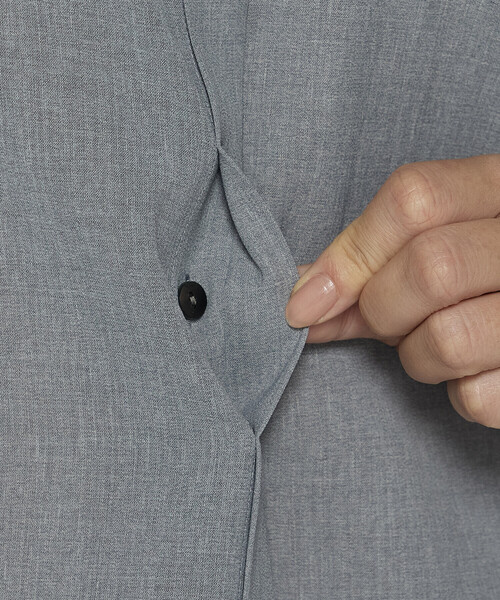 COMME CA（コムサ）の「ドライシャンブレー レース襟付きシャツ（シャツ/ブラウス・レディース・ネイビー/トップグレー・11号/9号）」の18枚目の写真