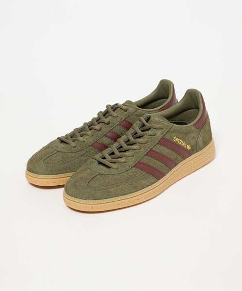 adidas Originals(アディダスオリジナルス)の「【国内EXCLUSIVE】<adidas Originals>Handball Spezial ハンドボール スペツィアル /スニーカー(スニーカー・メンズ・オリーブ・26cm/26.5cm/27cm/27.5cm/28cm/28.5cm/29cm/30cm)」の2枚目の写真