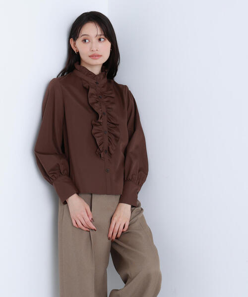 ◇フロントフリルブラウス（シャツ/ブラウス）｜NATURAL BEAUTY BASIC