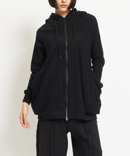 セール】ウォームリッチ ドレープポケットパーカー（パーカー）｜gomme