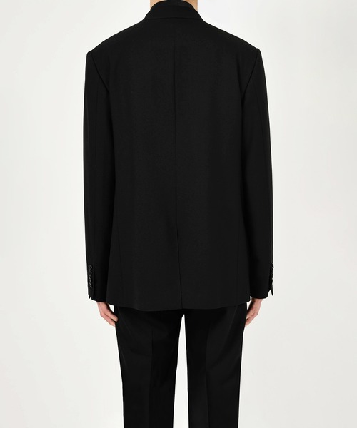 LAD MUSICIAN（ラッドミュージシャン）の「WOOL GABARDINE STANDARD JACKET（テーラードジャケット・メンズ・ブラック・42/44/46）」の5枚目の写真