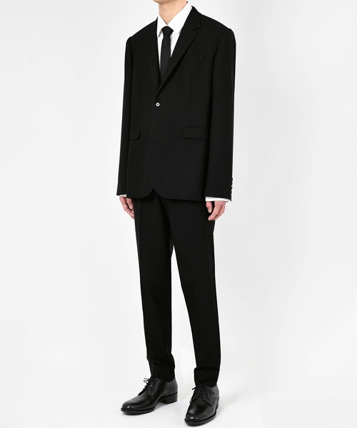 LAD MUSICIAN（ラッドミュージシャン）の「WOOL GABARDINE STANDARD JACKET（テーラードジャケット・メンズ・ブラック・42/44/46）」の6枚目の写真