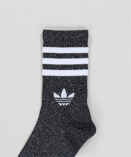 adidas（アディダス）の「ラメ感が可愛い2足セット【adidas/アディダス】ラメクルーソックス/2足組（ソックス/靴下・レディース・ホワイト×ピンク/ブラック×ホワイト/シルバー系その他/ホワイト×ゴールド・ONESIZE/S）」の11枚目の写真