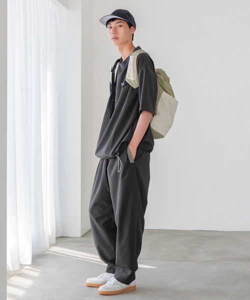sneeuw（スニュウ）の「ロールトップバックパック（バックパック/リュック・レディース・パープル/グリーン・ONESIZE）」の6枚目の写真