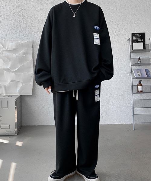 Ressaca(レサーカ)の「ワンポイントロゴロンT&イージーパンツ セットアップ(Tシャツ/カットソー・メンズ・ホワイト/ブラック/ブルー/グレー・M/XL/L)」の8枚目の写真