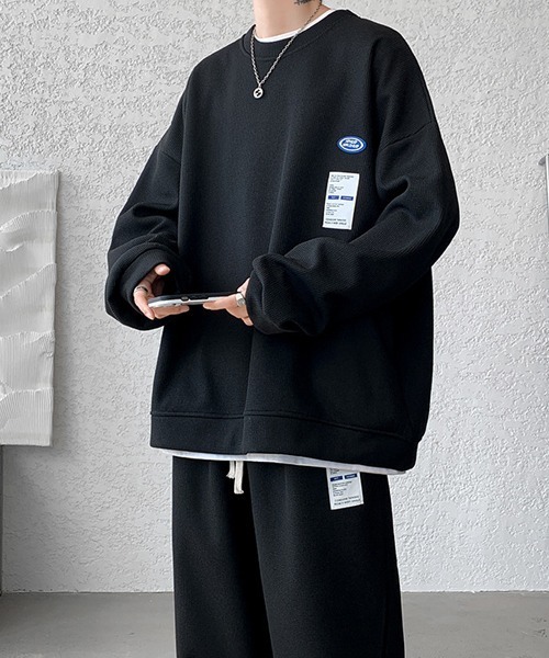 Ressaca(レサーカ)の「ワンポイントロゴロンT&イージーパンツ セットアップ(Tシャツ/カットソー・メンズ・ホワイト/ブラック/ブルー/グレー・M/XL/L)」の6枚目の写真