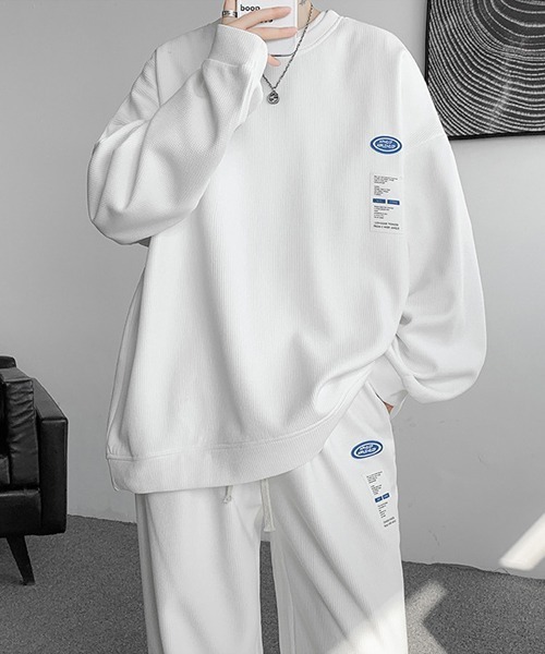 Ressaca(レサーカ)の「ワンポイントロゴロンT&イージーパンツ セットアップ(Tシャツ/カットソー・メンズ・ホワイト/ブラック/ブルー/グレー・M/XL/L)」の10枚目の写真