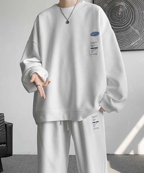 Ressaca(レサーカ)の「ワンポイントロゴロンT&イージーパンツ セットアップ(Tシャツ/カットソー・メンズ・ホワイト/ブラック/ブルー/グレー・M/XL/L)」の11枚目の写真