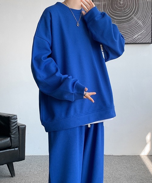 Ressaca(レサーカ)の「ワンポイントロゴロンT&イージーパンツ セットアップ(Tシャツ/カットソー・メンズ・ホワイト/ブラック/ブルー/グレー・M/XL/L)」の20枚目の写真