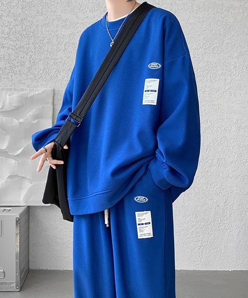 Ressaca(レサーカ)の「ワンポイントロゴロンT&イージーパンツ セットアップ(Tシャツ/カットソー・メンズ・ホワイト/ブラック/ブルー/グレー・M/XL/L)」の19枚目の写真