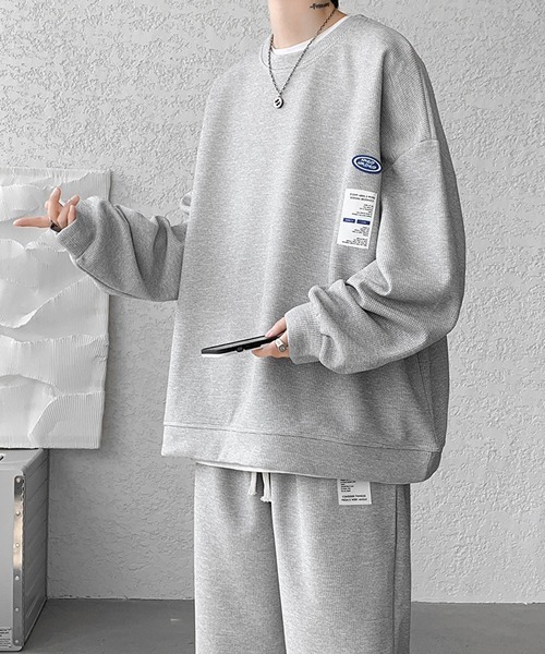 Ressaca(レサーカ)の「ワンポイントロゴロンT&イージーパンツ セットアップ(Tシャツ/カットソー・メンズ・ホワイト/ブラック/ブルー/グレー・M/XL/L)」の22枚目の写真