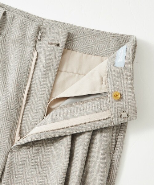 MACKINTOSH PHILOSOPHY(マッキントッシュ フィロソフィー)の「GREY LABEL タックプリーツワイドパンツ(その他パンツ・レディース・グレー系その他/ダークネイビー・5/2/1)」の11枚目の写真