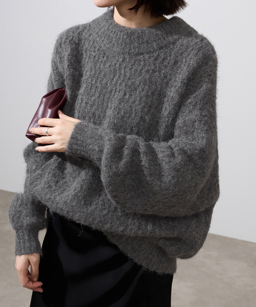 アルパカ混BIG プルオーバー（ニット/セーター）｜SLOBE IENA