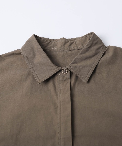 Lajour(ラジュール)の「【日本製】オーバーサイズシャツ(シャツ/ブラウス・レディース・ホワイト/ブラック/ブラウン・フリー)」の11枚目の写真