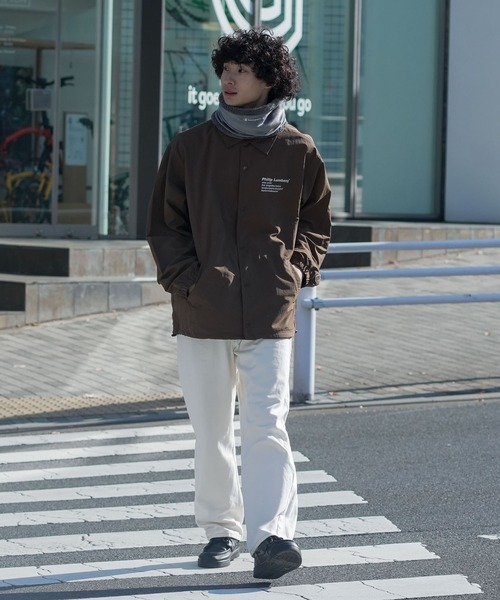 UNIIT（ユニット）の「【フィリップ・ランバン / Philip Lumbang】ナイロンコーチジャケット ストリート スケート Y2K（ナイロンジャケット・メンズ・ブラック系その他2/ブラック系その他/ブラウン系その他・MEDIUM/LARGE/X-LARGE）」の21枚目の写真