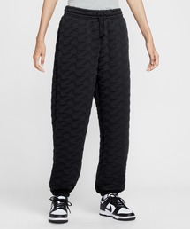 NIKE（ナイキ）の「《セットアップ対応商品》ナイキ スポーツウェア フェニックス フリース ウィメンズ オーバーサイズド ハイウエスト ジャカード パンツ / Nike Sportswear Phoenix Fleece Women's Oversized High-Waisted Jacquard Pants HV2780-010 Black（その他パンツ）」
