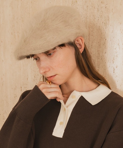 M me eme ノベルティ ファーベレー帽 M me eme（エムミーエメ）限定品