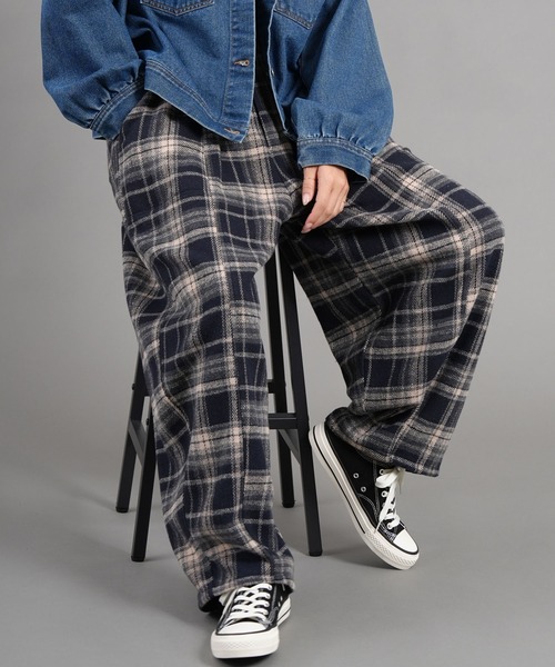 laurea(ラウレア)の「ツィードチェック コクーンパンツ(その他パンツ・レディース・ダークブラウン/ダークグレー・M/S/L)」の11枚目の写真