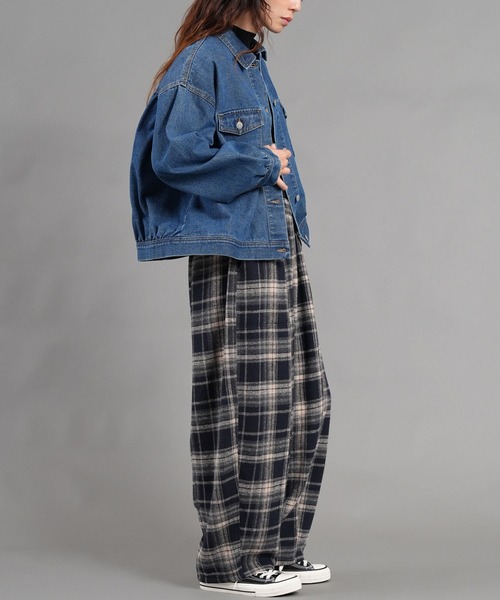 laurea(ラウレア)の「ツィードチェック コクーンパンツ(その他パンツ・レディース・ダークブラウン/ダークグレー・M/S/L)」の17枚目の写真