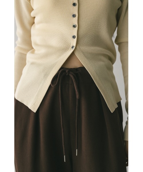 STYLEMIXER(スタイルミキサー)の「タックスウェットパンツ(スウェットパンツ・レディース・ブラウン/ライトグレー・SMALL/MEDIUM)」の10枚目の写真