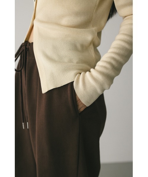STYLEMIXER(スタイルミキサー)の「タックスウェットパンツ(スウェットパンツ・レディース・ブラウン/ライトグレー・SMALL/MEDIUM)」の11枚目の写真