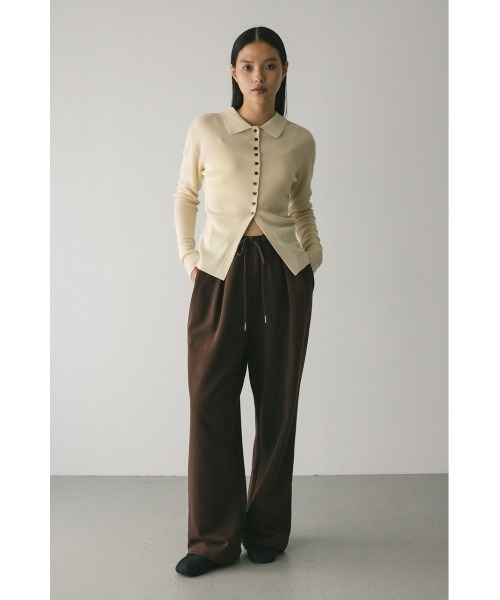 STYLEMIXER(スタイルミキサー)の「タックスウェットパンツ(スウェットパンツ・レディース・ブラウン/ライトグレー・SMALL/MEDIUM)」の9枚目の写真