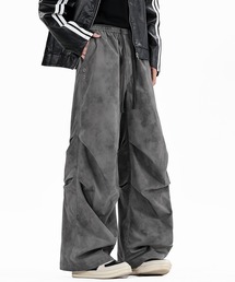 タイダイ加工風 ワイドカーゴパンツ/Tie-dye wide cargo pants