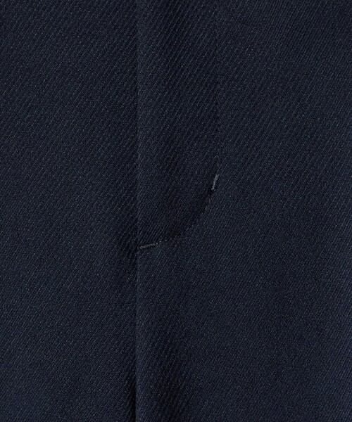 A DAY IN THE LIFE UNITED ARROWS(アデイインザライフユナイテッドアローズ)の「カルゼ タックストレートパンツ ‐セットアップ対応・ウォッシャブル‐ <A DAY IN THE LIFE>(その他パンツ・レディース・ネイビー/モカ・40/38/36)」の9枚目の写真