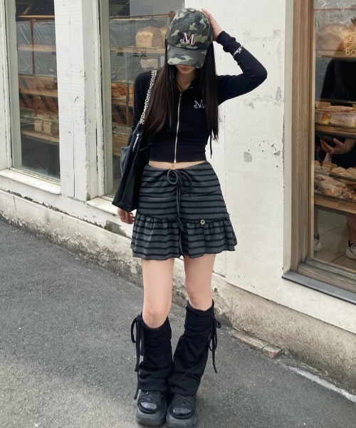 MUCENT（ムセント）の「A'GEM/9 × .kom 『MUCENT/ムーセント』 MUCENT SIGNATURE CAMO BALL CAP/シグネチャーカモボールキャップ（キャップ・レディース・グレー/カーキ・FREE）」の4枚目の写真