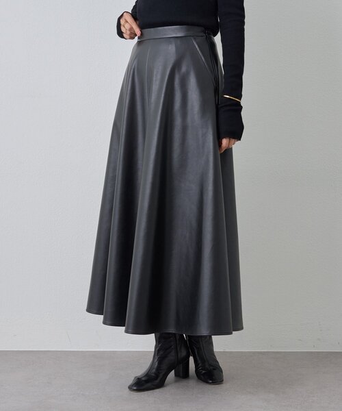BEARDSLEY（ビアズリー）の「フェイクレザーフレアスカート（スカート・レディース・ブラック・FREE）」の19枚目の写真