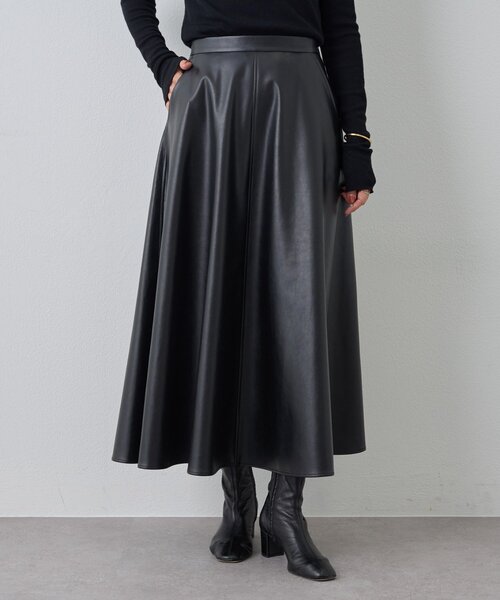 BEARDSLEY（ビアズリー）の「フェイクレザーフレアスカート（スカート・レディース・ブラック・FREE）」の21枚目の写真
