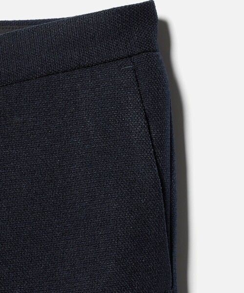 A DAY IN THE LIFE UNITED ARROWS(アデイインザライフユナイテッドアローズ)の「ウールライク バスケット ノープリーツ スラックス-セットアップ対応・ウォッシャブル-<A DAY IN THE LIFE>(スラックス・メンズ・ダークグレー/ベージュ/ネイビー・L/XL/S/M)」の12枚目の写真
