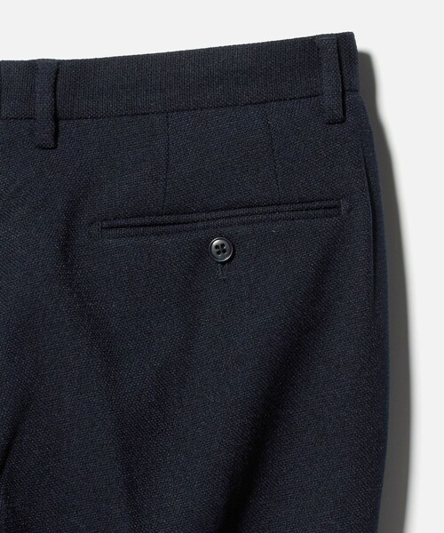 A DAY IN THE LIFE UNITED ARROWS(アデイインザライフユナイテッドアローズ)の「ウールライク バスケット ノープリーツ スラックス-セットアップ対応・ウォッシャブル-<A DAY IN THE LIFE>(スラックス・メンズ・ダークグレー/ベージュ/ネイビー・L/XL/S/M)」の13枚目の写真