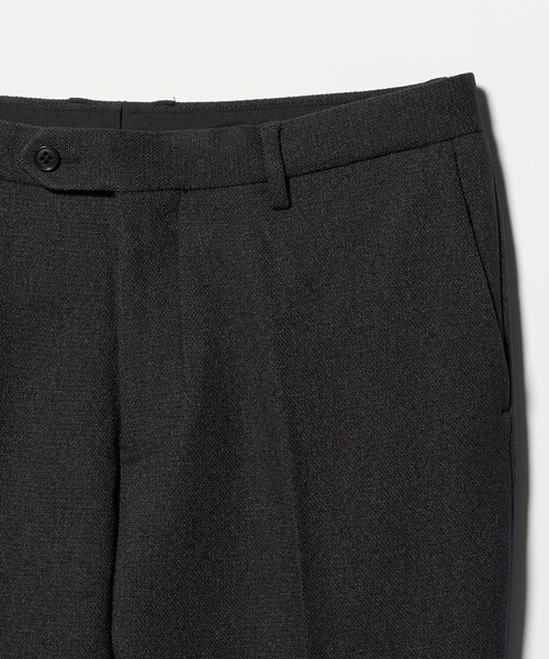 A DAY IN THE LIFE UNITED ARROWS(アデイインザライフユナイテッドアローズ)の「ウールライク バスケット ノープリーツ スラックス-セットアップ対応・ウォッシャブル-<A DAY IN THE LIFE>(スラックス・メンズ・ダークグレー/ベージュ/ネイビー・L/XL/S/M)」の18枚目の写真